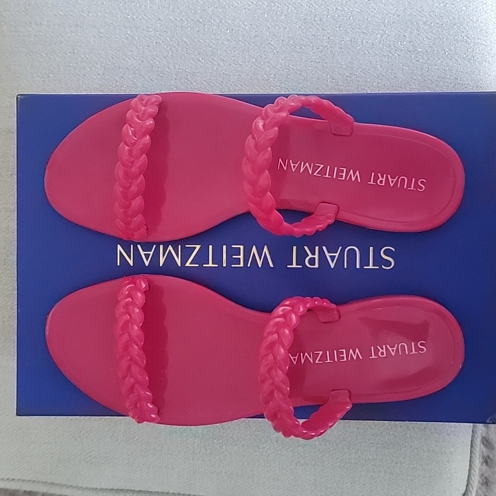 Stuart Weitzman Sawyer Jelly Slides